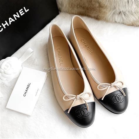 chanel like ballet flats|Chanel ballet flats cost.